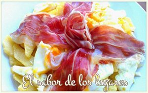 Huevos Estrellados Con Jamón.
