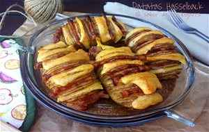 Patatas Hasselback.
