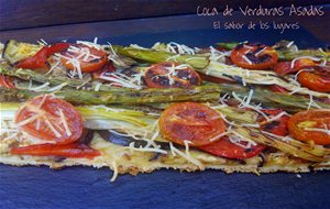 Coca De Verduras Asadas.
