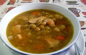 Sopa De Arvejas (guisantes) Secas Con Panceta
