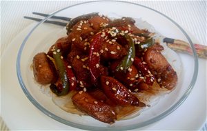 Pollo Con Salsa Teriyaki
