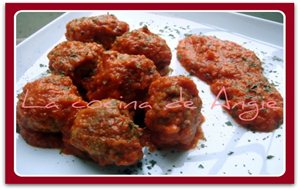 Albóndigas Con Salsa Barbacoa
