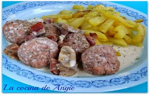 Albóndigas A La Carbonara
