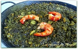 Arroz Negro Con Chipirones Y Carabineros
