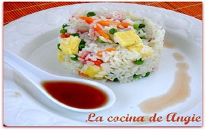 Arroz Chino Con Salsa Agridulce
