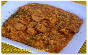 Chipirones A La Americana Con Arroz
