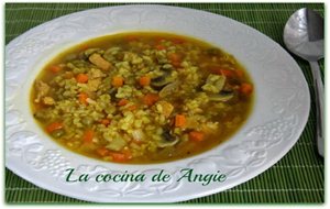 Arroz Integral Con Pavo Y Verduras
