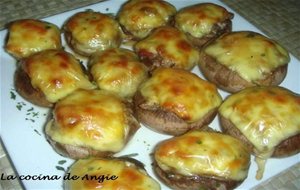 Champiñones Rellenos Con Nata
