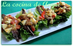 Cogollos Con Vinagreta De Anchoas
