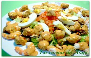 Ensalada De Cazón Y Marisco
