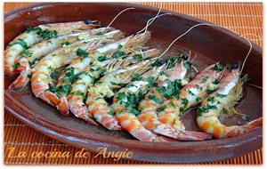 Langostinos Al Horno
