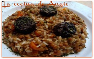 Lentejas Con Arroz Y Morcilla
