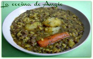 Lentejas Con Arroz
