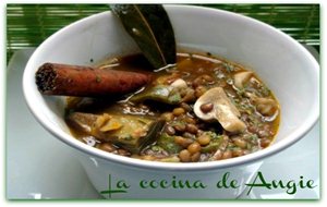 Lentejas Vegetarianas Con Canela
