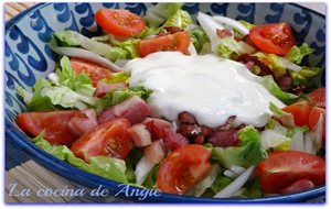 Ensalada Con Mayonesa De Coco
