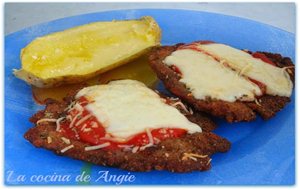 Milanesas A La Napolitana Con Patatas Al Micro
