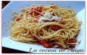 Espaguetis A La Amatriciana
