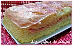 Pastel De Arroz Y Jamón Al Curry
