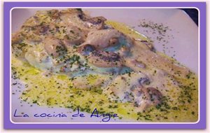 Pescado Al Horno Con Champis Y Limón
