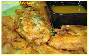 Pollo En Tempura Con Salsa Agridulce
