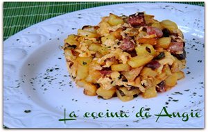 Revuelto De Patatas Y Chorizo
