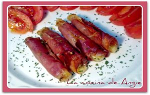 Rollitos De Jamón Con Queso Y Membrillo
