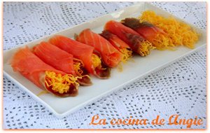 Salmón Ahumado Con Huevo Hilado
