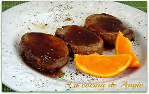 Solomillo De Cerdo Con Salsa De Naranja
