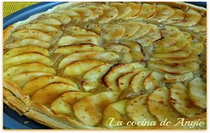 Tarta De Manzana Con Hojaldre Y Crema Pastelera
