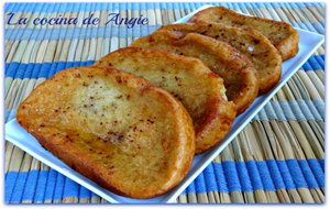 Torrijas Con Vino Dulce
