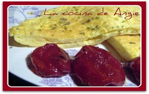 Tortilla Esponjosa De Queso Con Tomates Piové
