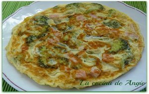 Tortilla De Brócoli Y Pavo

