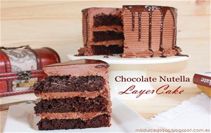 Chocolate Nutella Layer Cake
