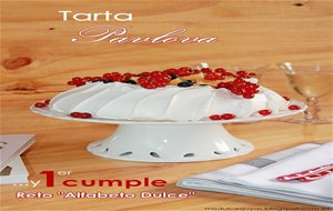 Tarta Pavlova - Reto &quot;alfabeto Dulce&quot;
