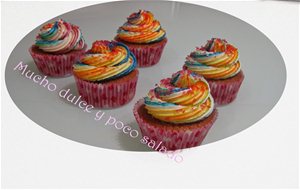 Cupcake Arcoiris
