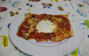 Cesta De Pisto Con Huevos
