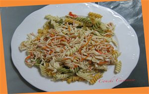 Pasta Con Surimi (baritas De Cangrejo)
