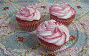 Cupcake Rosas

