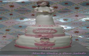 Tarta Comunion Lucia
