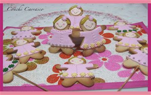 Galletas Niñas Rosas
