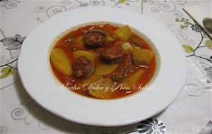 Patatas Guisada Con Chorizo
