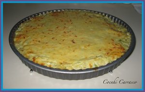 Quiche De Verduras Con Queso Roquefor
