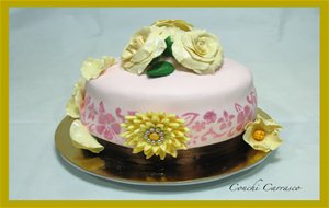 Tarta Rosas
