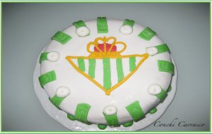 Tarta Fondant Betis
