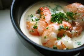 Gambas Con Leche De Coco
