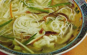 Sopa China De Pollo
