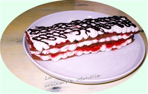 Lasaña De Fresas Y Nata
