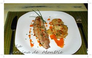 Caballa En Salsa Con Patatas
