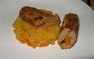 Salchicha Rellena De Verdura 
