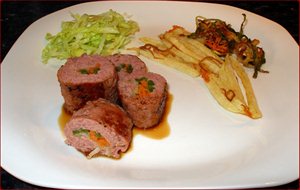 Rollos De Carne Estilo Japones
